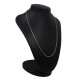 Cadena forcet en oro 18k. Largo 44,5cm Cadena forcet en oro 18k. Largo 44,5cm