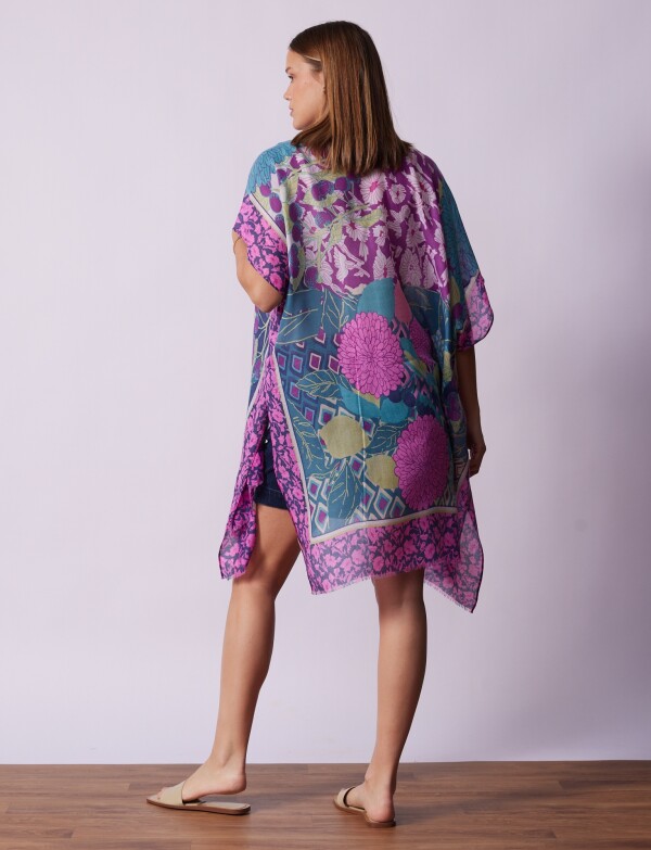 Kimono Patchwork MULTI/VIOLETA