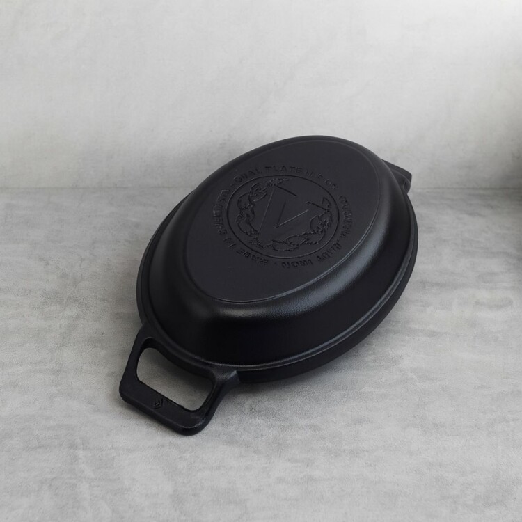 CAZUELA HIERRO ESMALTADO OVALADA CON ASAS 21X15 CM VICTORIA CAZUELA HIERRO ESMALTADO OVALADA CON ASAS 21X15 CM VICTORIA