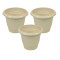 Set x3 Maceta redonda 8 lts ARENA