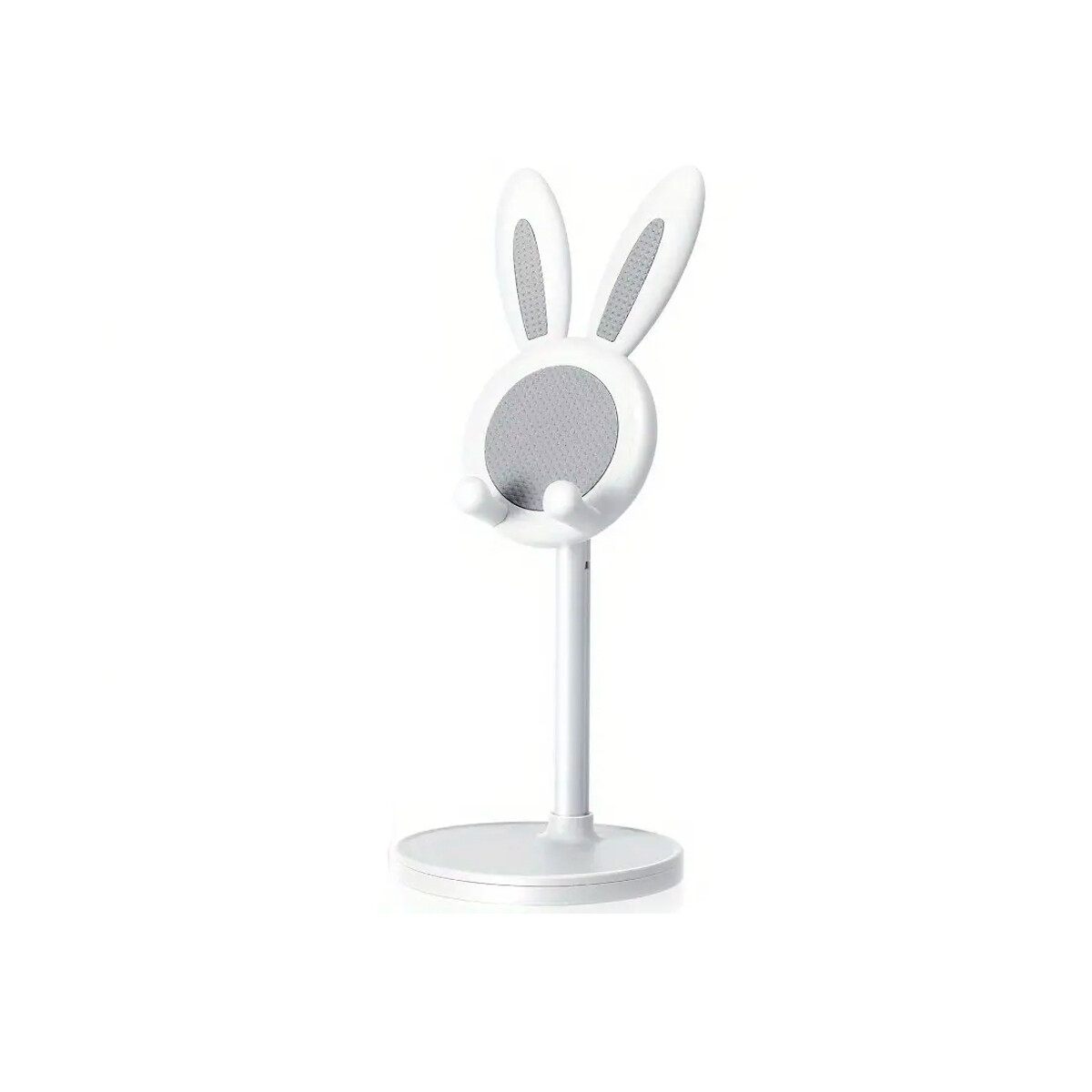 Soporte para escritorio ajustable diseño conejo color blanco 