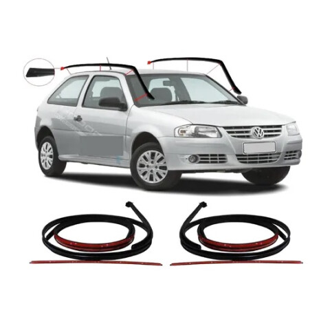 MOLDURA DE GOTERO IZQUIERDA GOL G3 / G4 2 PUERTAS Moldura De Gotero Izquierda Gol G3 / G4 2 Puertas