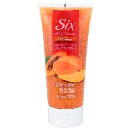 SIX GEL DE DUCHA EXFOLIANTE MANGO Y PAPAYA 195gr SIX GEL DE DUCHA EXFOLIANTE MANGO Y PAPAYA 195gr