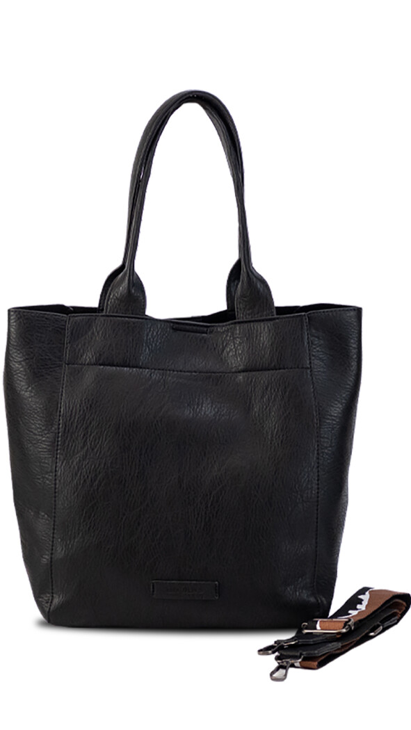 CARTERA BADAJOZ NEGRO GALON