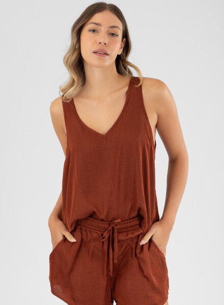 Dull satin Ladrillo