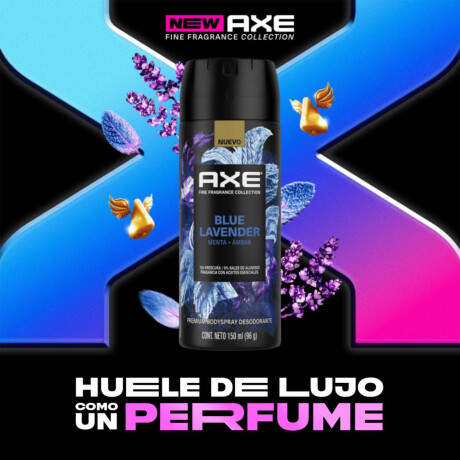 Axe Deo Aerosol Blue Lavender 150ml Axe Deo Aerosol Blue Lavender 150ml