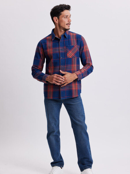 Pantalón de jean clásico Azul Oscuro