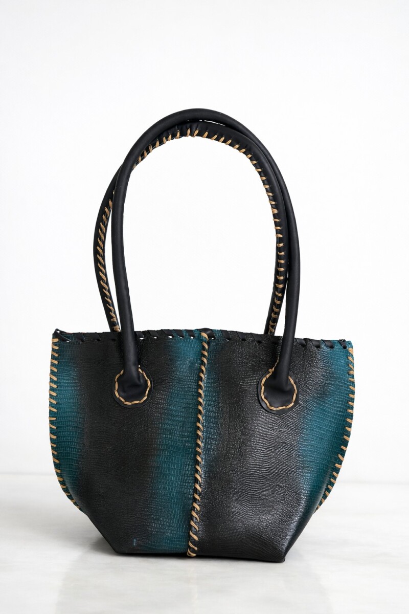 Medium All Season Bag - Turquesa / Negro 