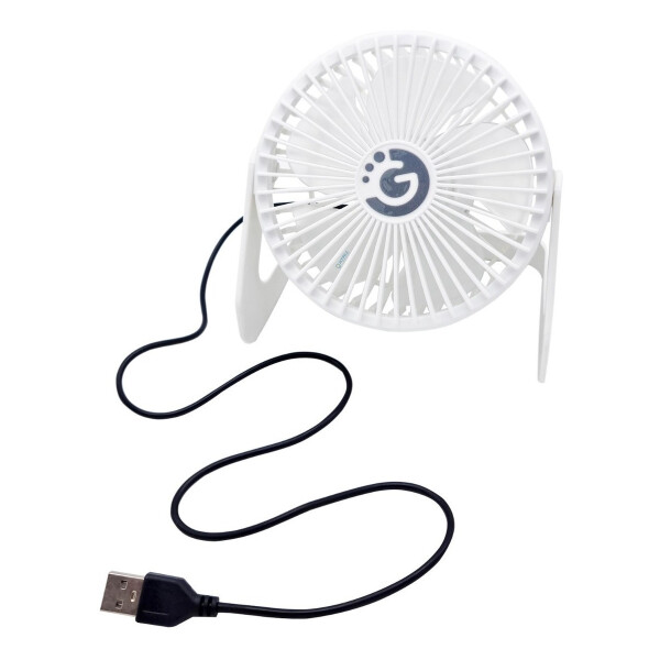 Mini Ventilador Usb Goldtech Oficina Hogar Escritorio Variante Color Blanco