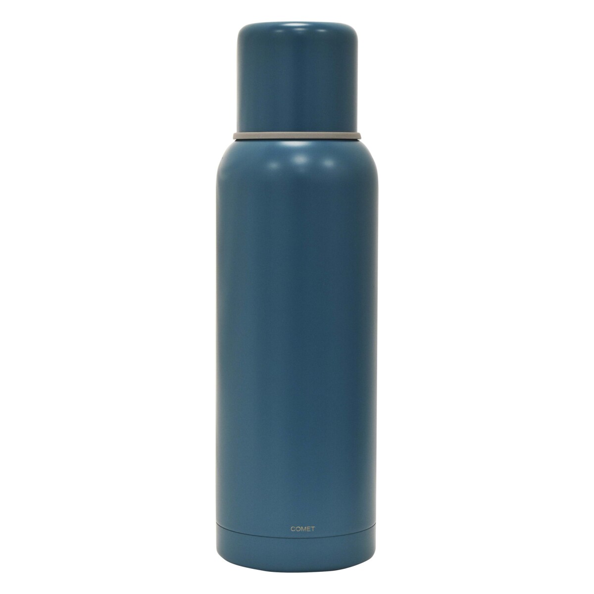 Termo Bala S/Manija Acero Inox 1Lt Mantiene Frío Calor Comet - Azul Petróleo 