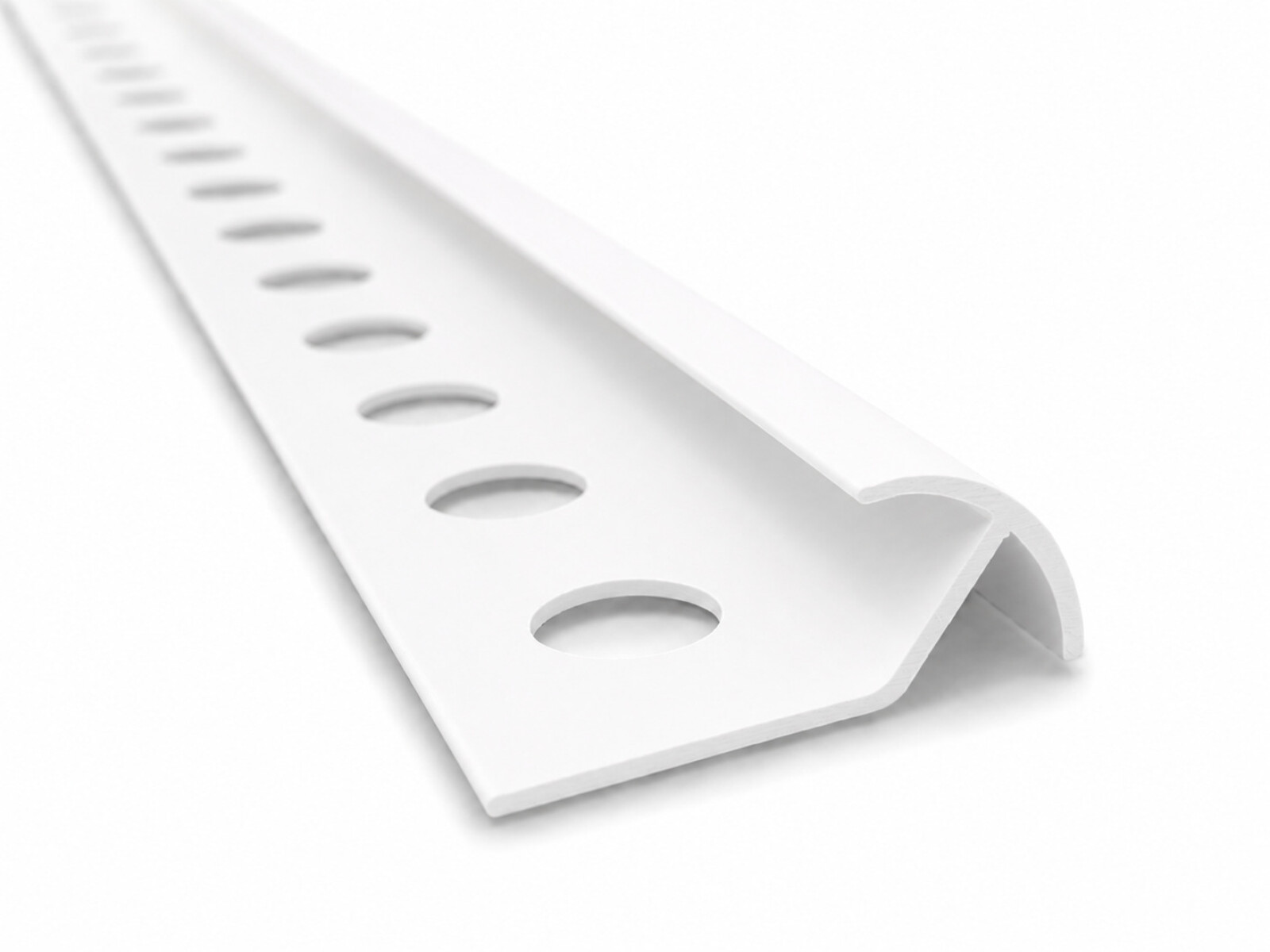 Perfil Guardacanto de PVC Reforzado 10mm Blanco 
