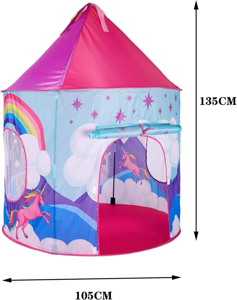 Carpa infantil unicornios y dino 