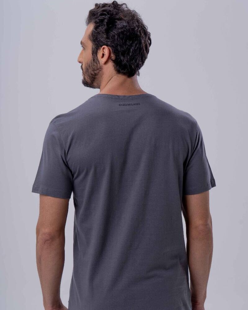 Remera manga corta Gris oscuro