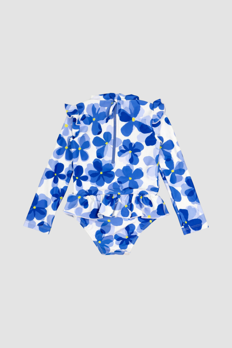 Malla manga larga merlose 2-8a Navy bouquet