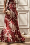 VESTIDO SERENELLA SUMMER MAXI RUBY RED GARDEN VESTIDO SERENELLA SUMMER MAXI RUBY RED GARDEN