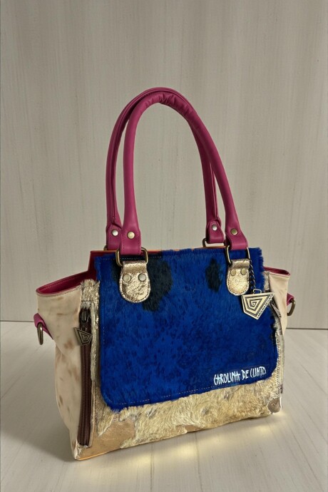 Cartera Mila Línea Dubai Azul Multicolor Cartera Mila Línea Dubai Azul Multicolor