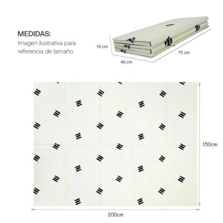 Alfombra Infantil Bebesit Plegable Reversible Antideslizante B