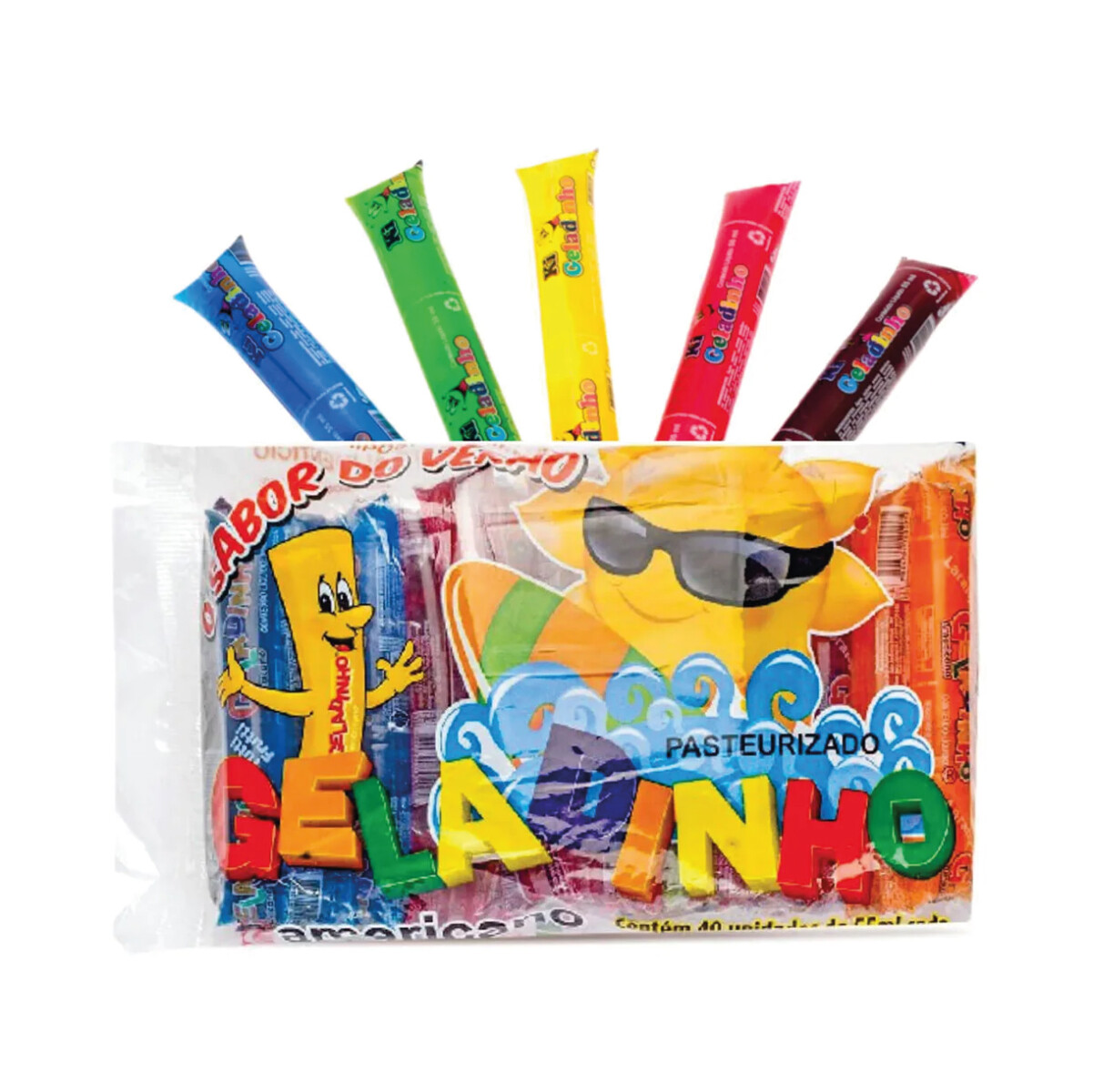 BEBIDA EN SACHETS GELADINHO BOLSA 40PCS 55ML 
