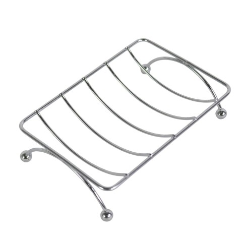 JABONERA METAL PLATA 12.4X8.5CM Unica