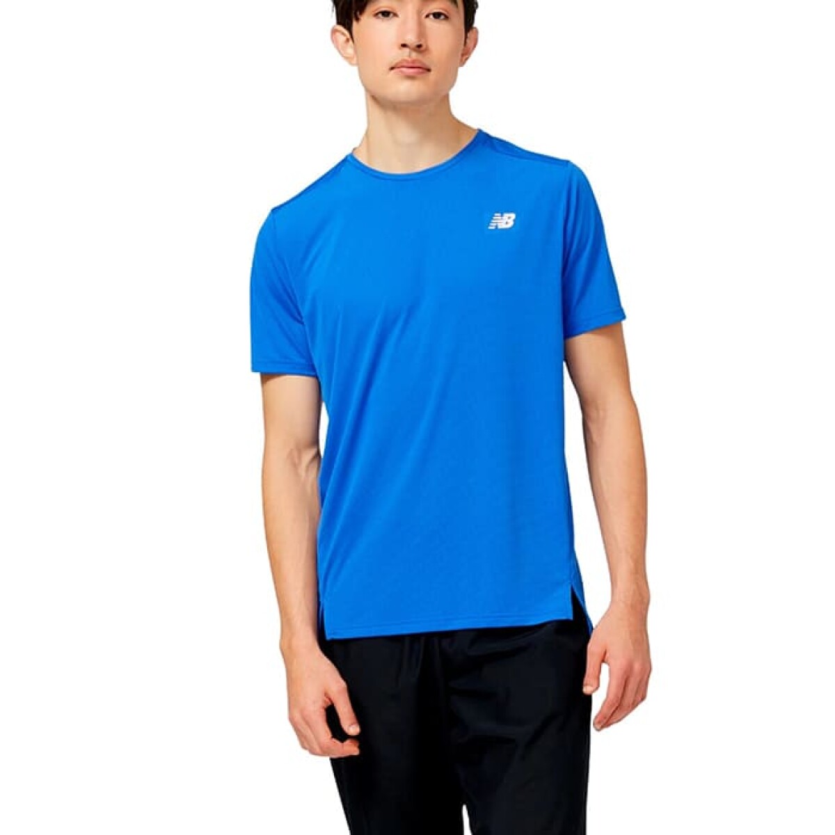 Remera New Balance Accelerate de Hombre - MT23222MIB - Azul 