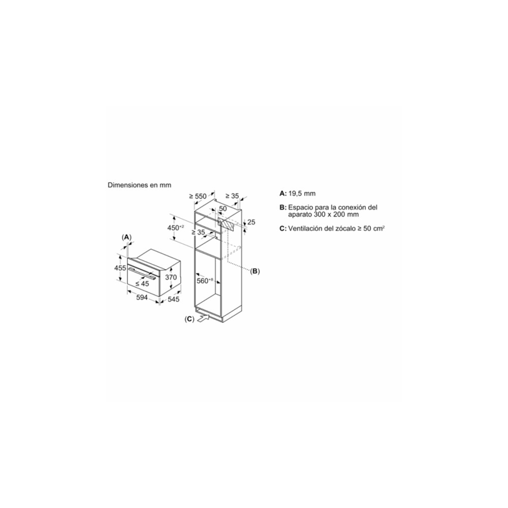 Microondas de empotrar Bosch Inverter CEG732XB1 Gourmet Microondas de empotrar Bosch Inverter CEG732XB1 Gourmet