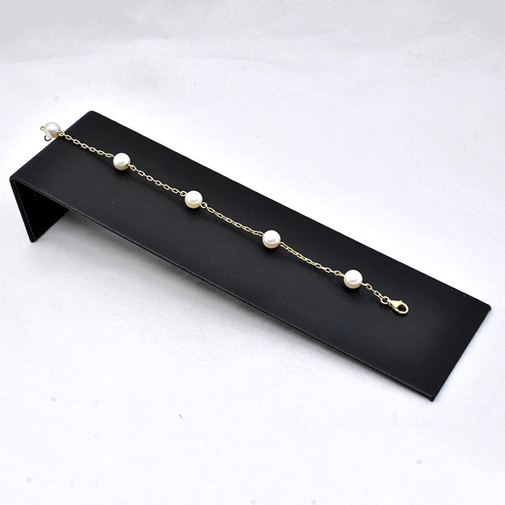 Pulsera En Oro 18K Y Perlas Pulsera En Oro 18K Y Perlas