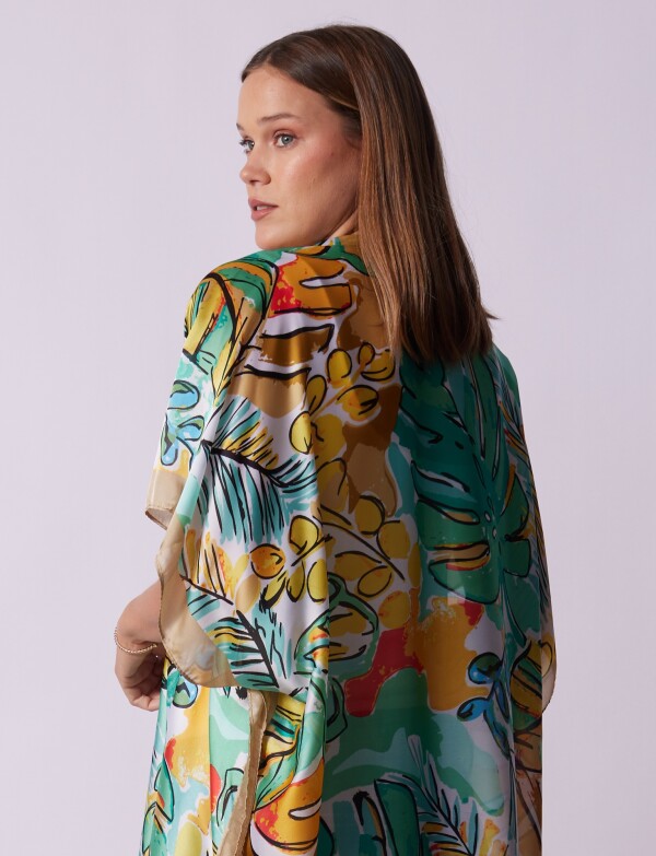 Kimono Flores BEIGE/MULTI