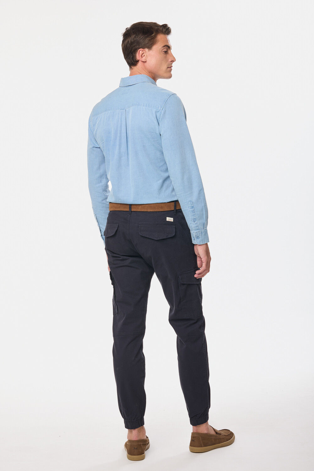 PANTALÓN CARGO Azul