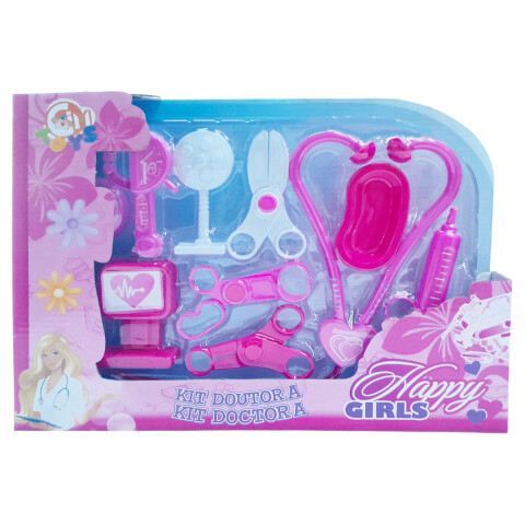 OUTLET Set Doctora rosado c/ accesorios caja 36*26*4.5cm Outlet Set Doctora Rosado C/ Accesorios Caja 36*26*4.5cm
