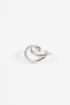 Earcuff wavy plateado