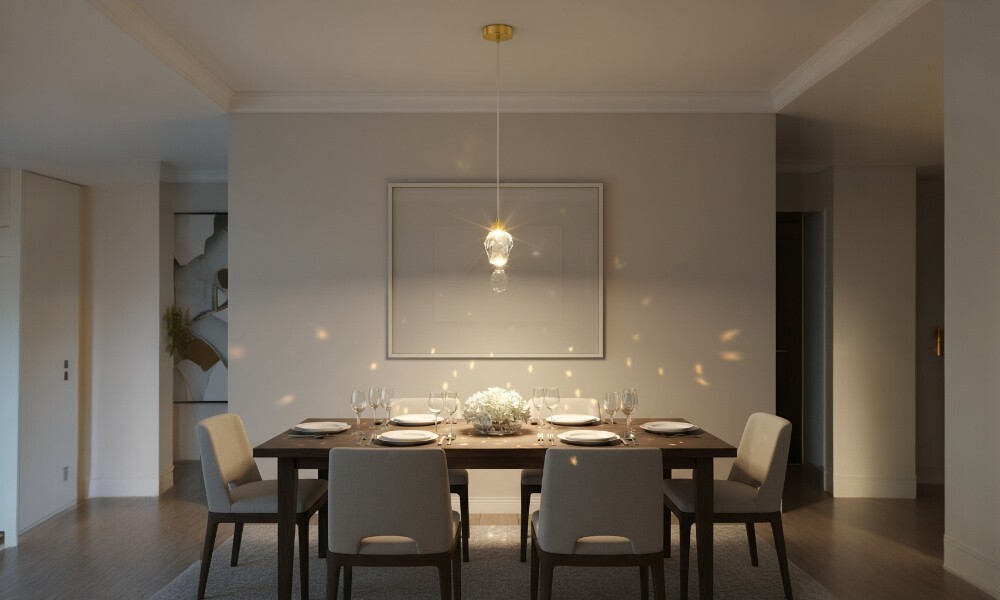 Luminaria decorativa de cristal ICE P1D Luminaria Decorativa De Cristal Ice P1d