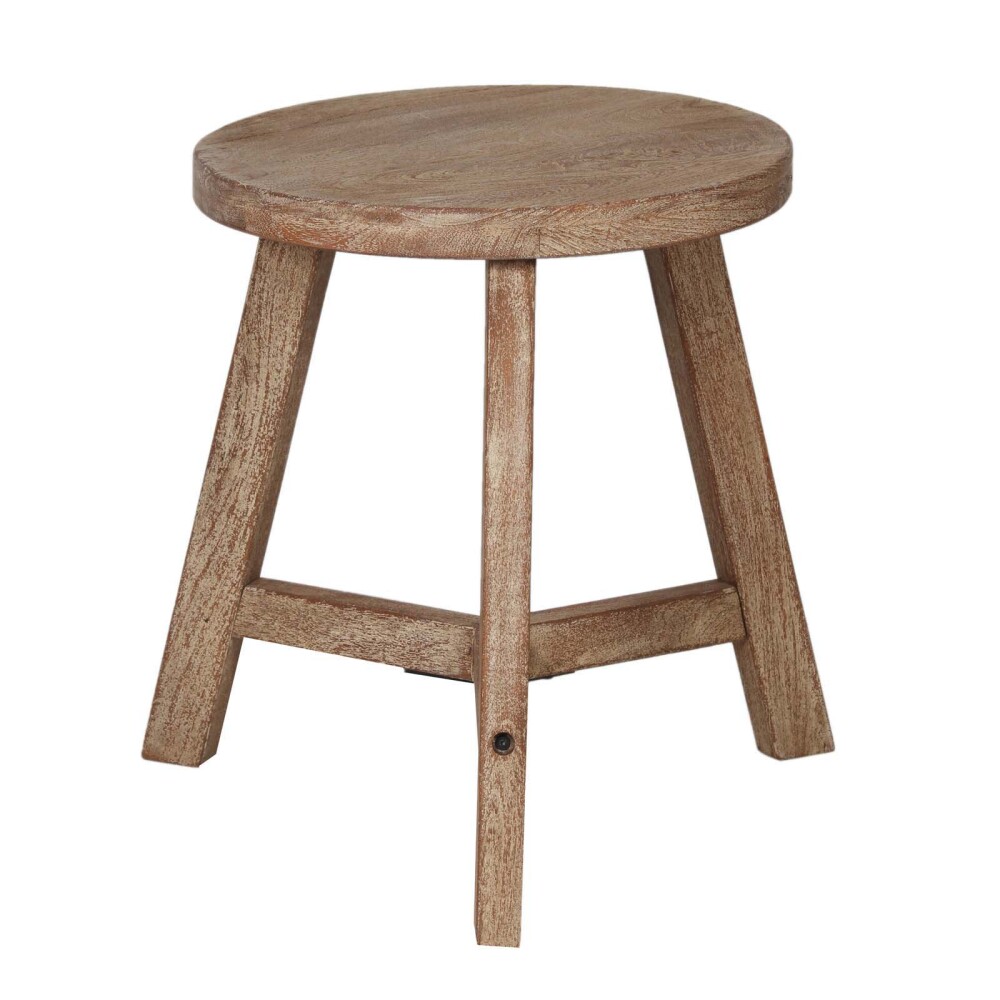 MESA AUXILIAR MADERA NATURAL-BEIGE OZZY NATURAL