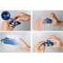 Juguete Giratorio Volador Bola Spinner Drone Bateria Luces Variante Color Azul