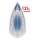 Plancha a vapor Arno Ultraglis | Antiadherente | Color azul y negro Plancha a vapor Arno Ultraglis | Antiadherente | Color azul y negro