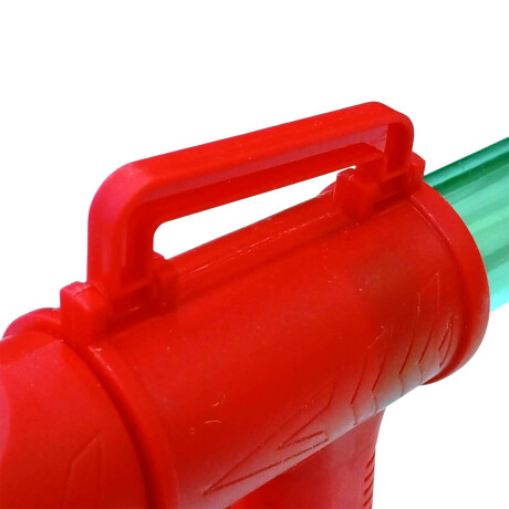 Pistola Lanzadora + 10 Pelotas Juguete + Vasos Rojo