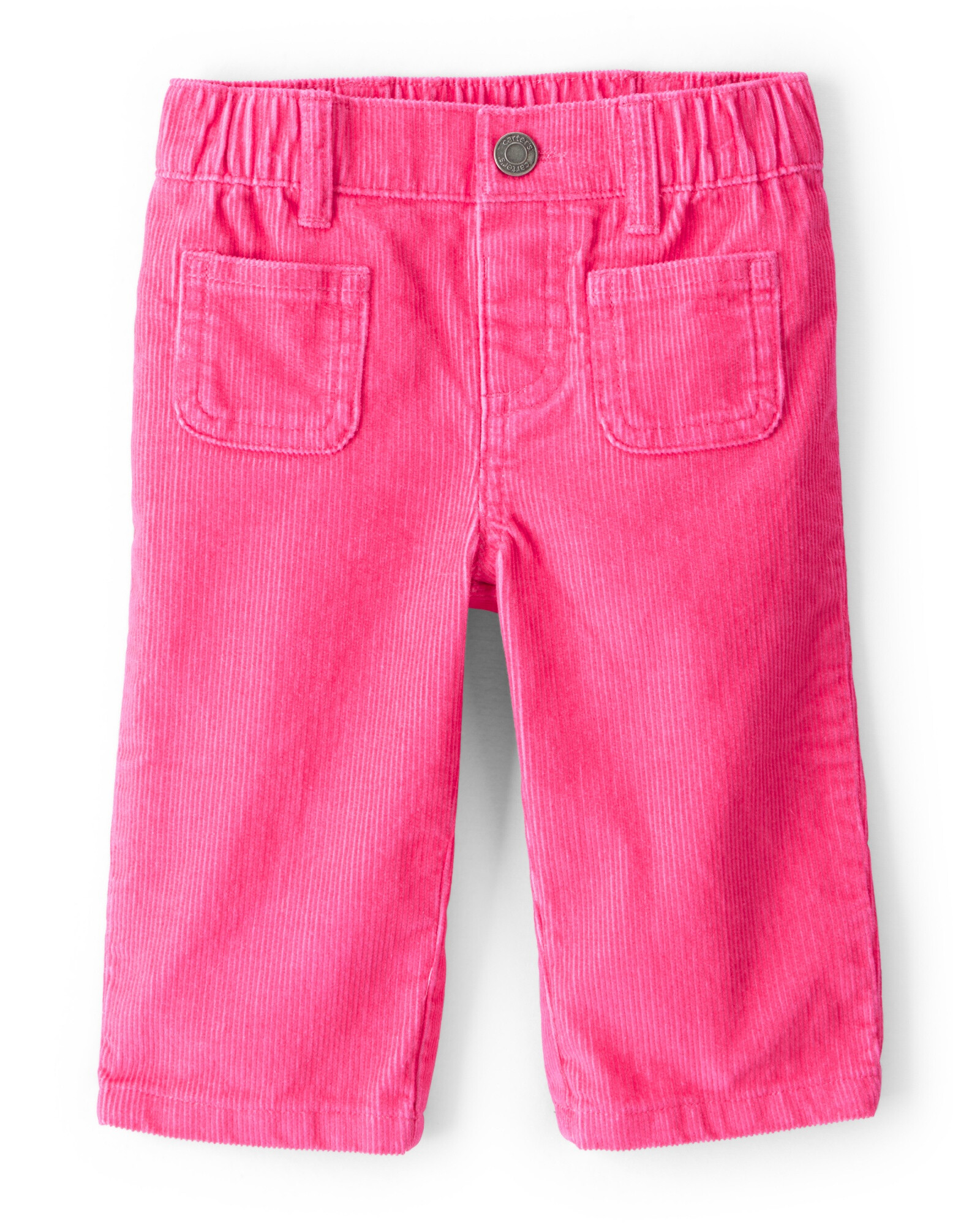 Set dos piezas, pantalón de pana rosa y buzo de algodón, diseño Fair Isle Sin color