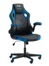 Silla gaming VOJENS polipiel negro/azul Silla gaming VOJENS polipiel negro/azul
