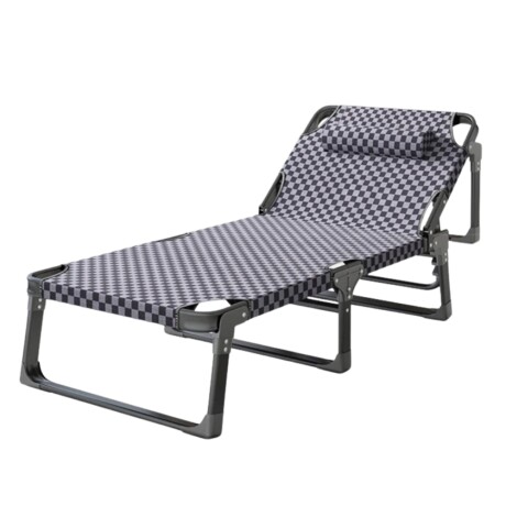 Catre plegable con colchón 75cm ancho Pixelado