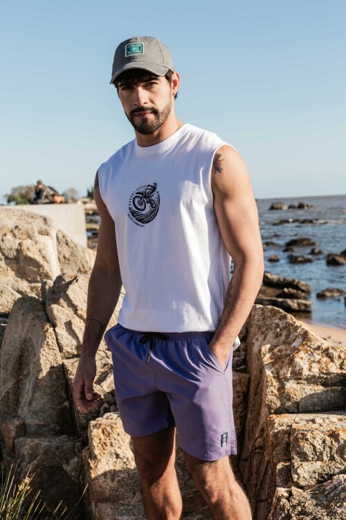 Short de baño Mauro Violeta