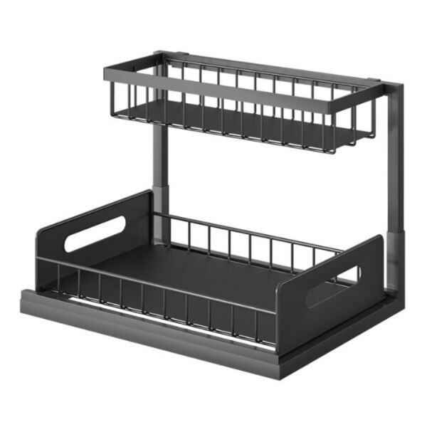 Organizador De 2 Niveles Estante Cocina baño alacena Metal Multiuso Bajo o Sobre Mesada Imback Organizador De 2 Niveles Estante Cocina baño alacena Metal Multiuso Bajo o Sobre Mesada Imback