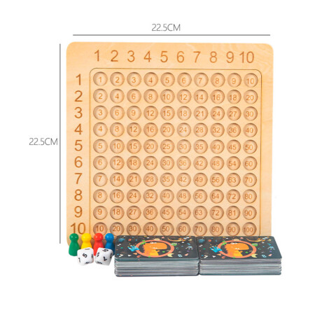 Juego De Mesa Tabla Multiplicadora Madera Aprendizaje Juego De Mesa Tabla Multiplicadora Madera Aprendizaje