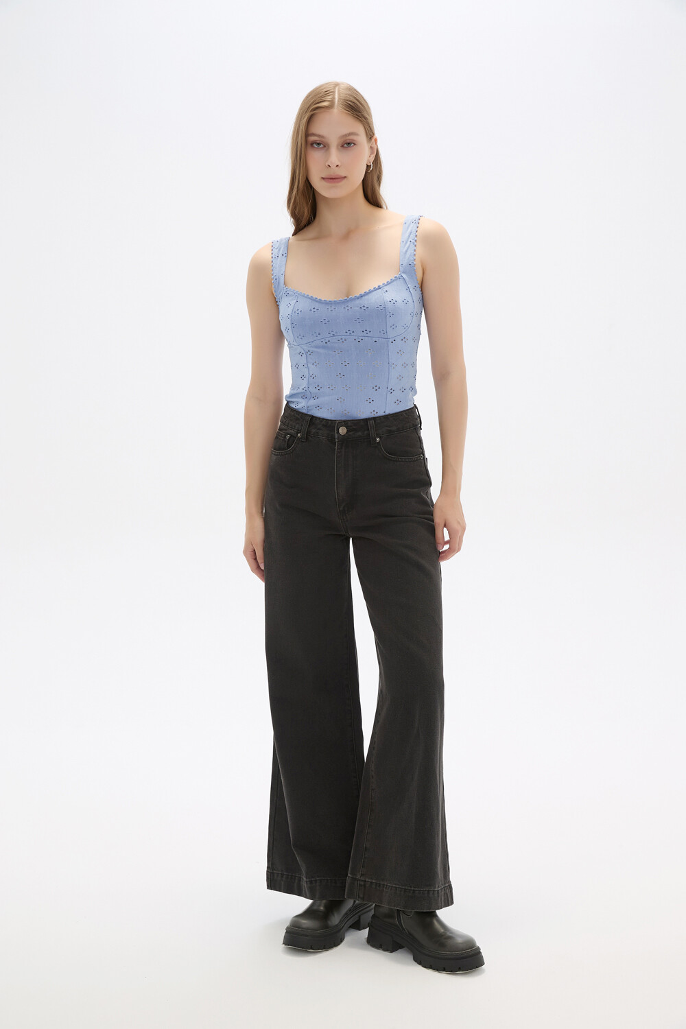 Pantalon Melvara Gris Oscuro