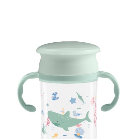 Vaso 360 con asas Deep Sea Verde