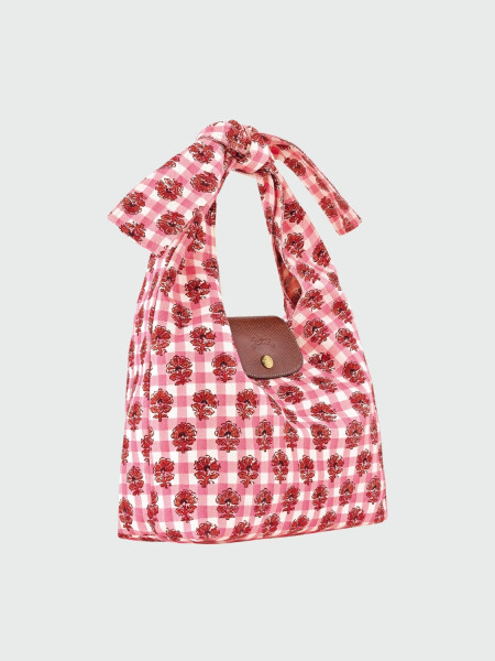 Longchamp - Cartera de algodón, Le pliage Champêtre 0