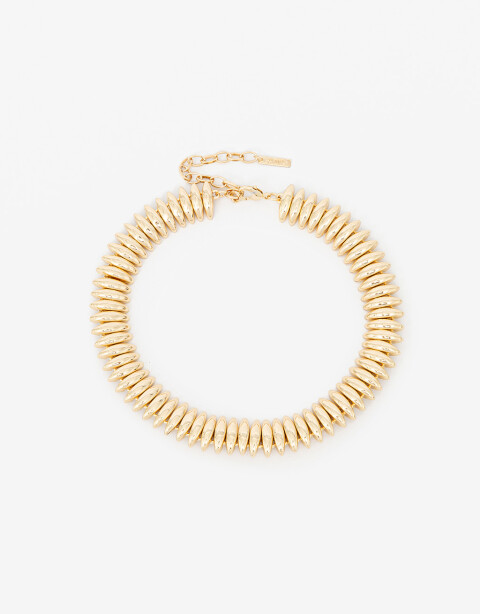 Collares Cortos Metal Collar Corto Metal Gotas - Dorado