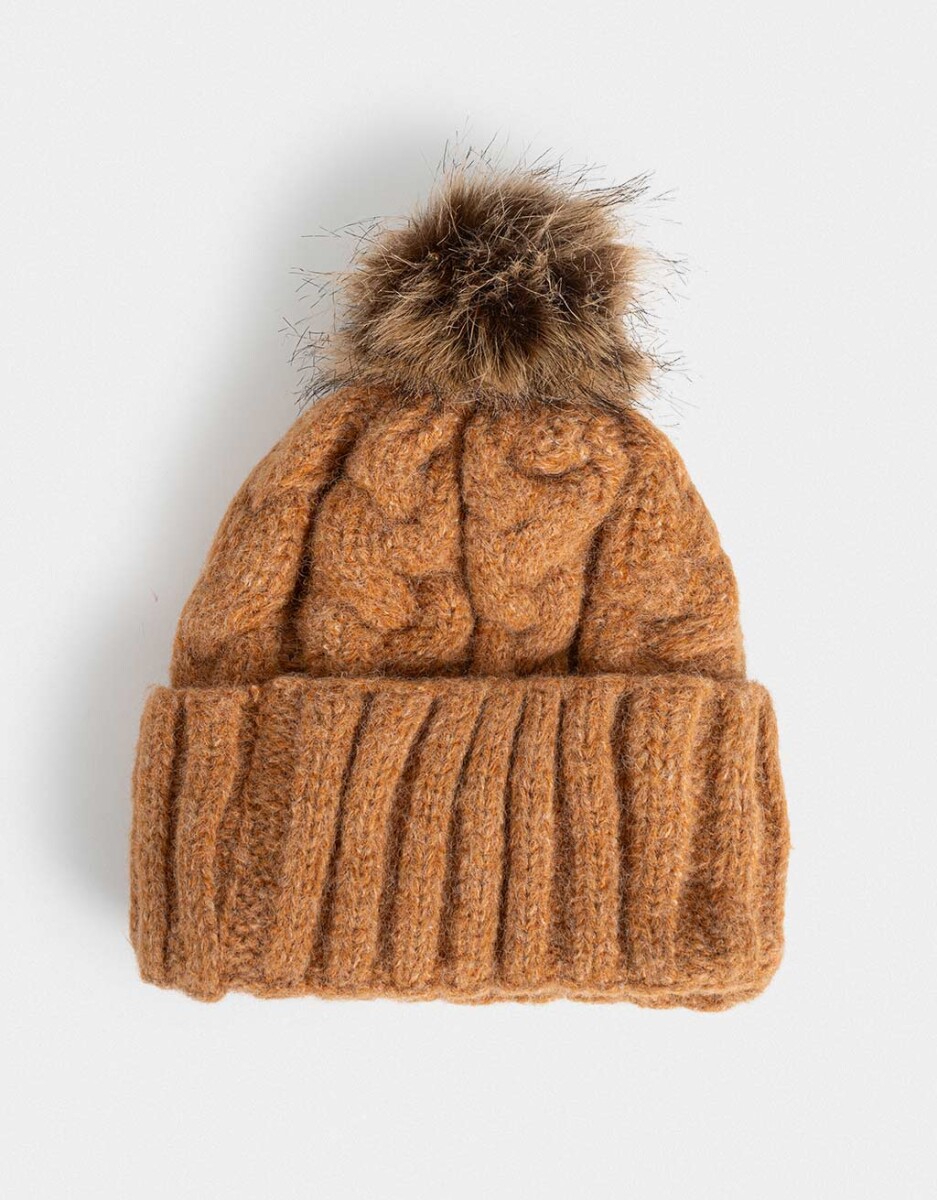 Gorro Tejido Pompón 