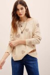 SWEATER HOTFIX HEARTS Crudo