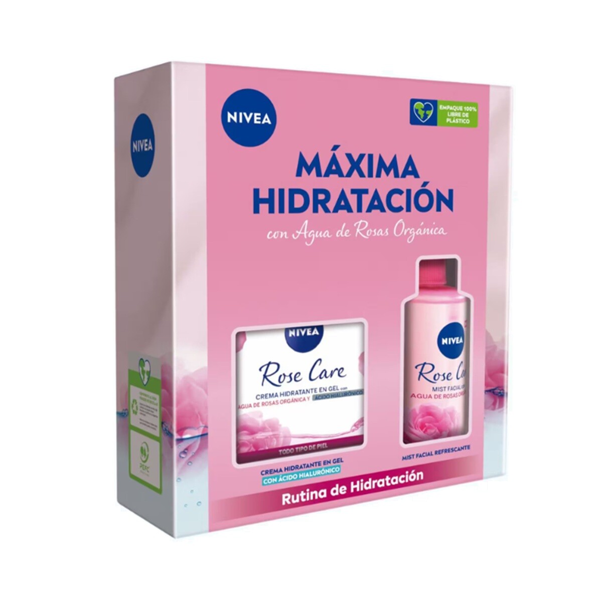 Pack Nivea Hidratación Crema Hidratante + Mist Facial 