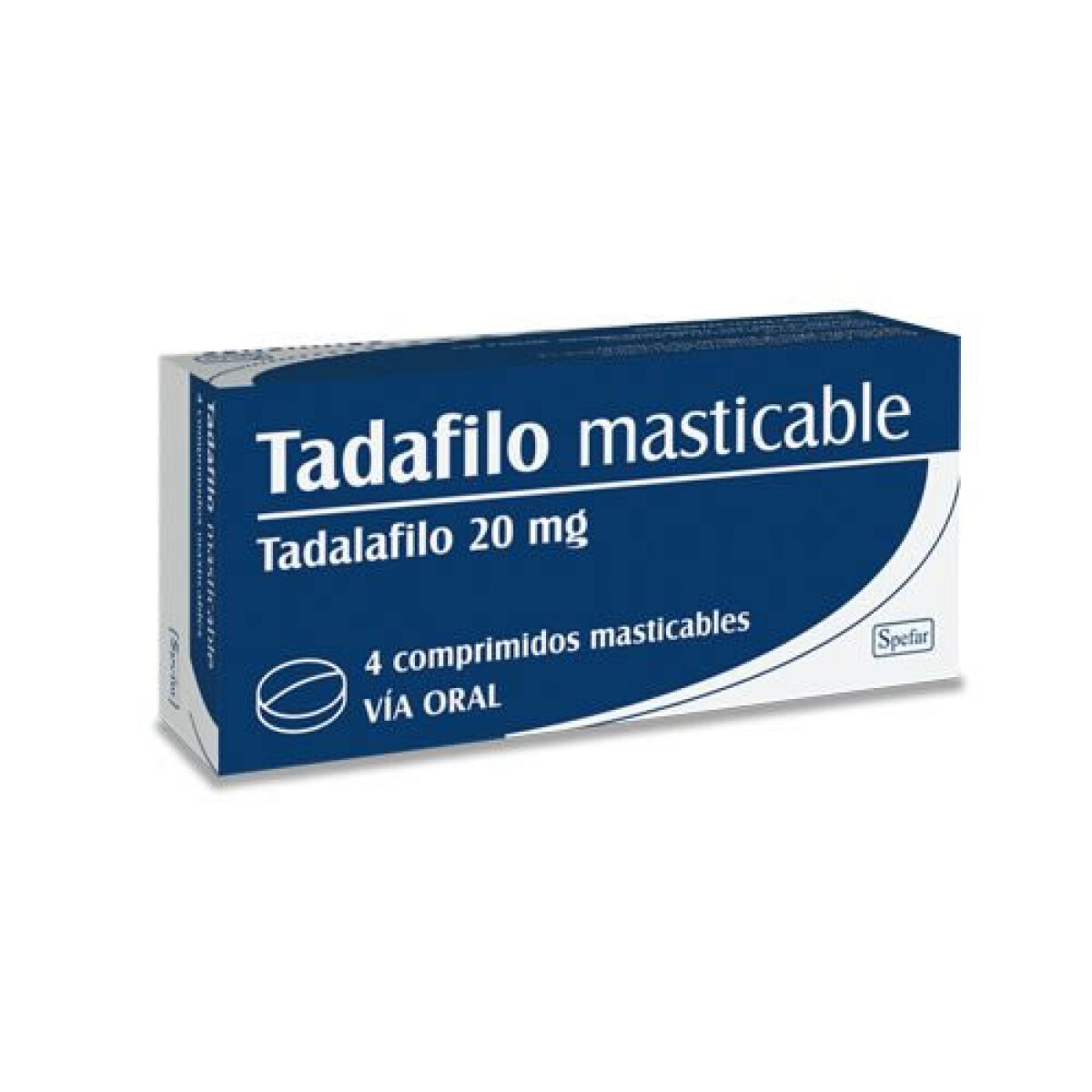 Tadafilo 20 mg x4 Comprimidos Masticables – Suplemento Potencia Masculina 