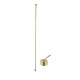 LAVATORIO GRIFERIA MONOCOMANDO SATINADO-CEPILLADO PRATI DORADO-BRUSHED GOLD